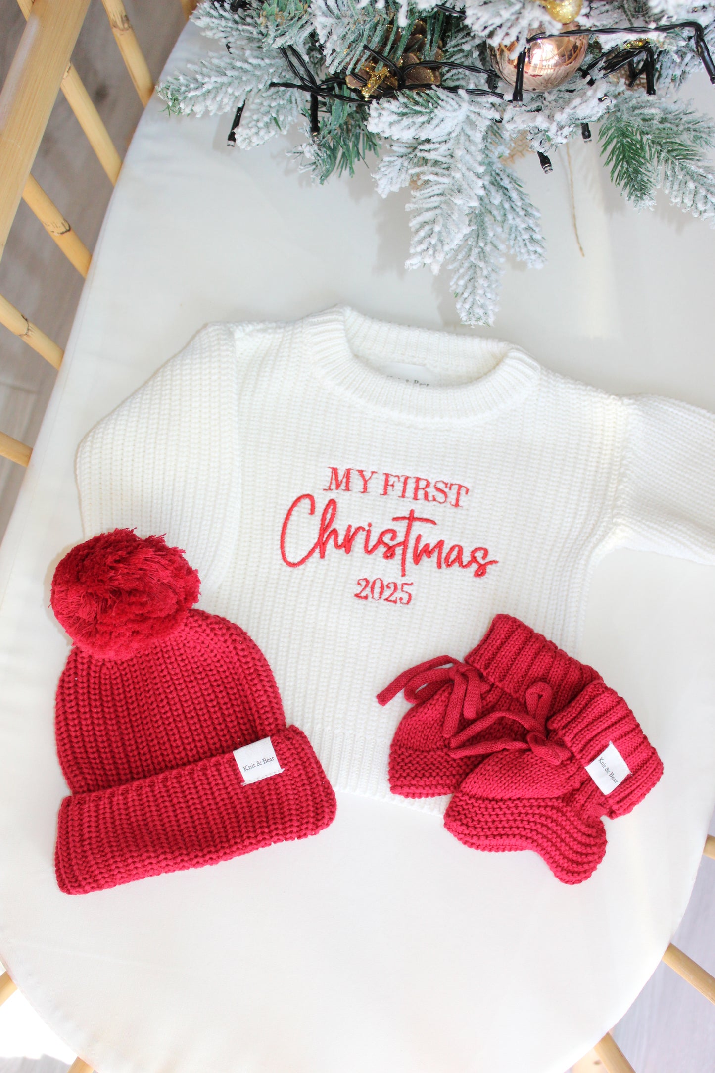 My First Christmas - Chunky Knit Sweater