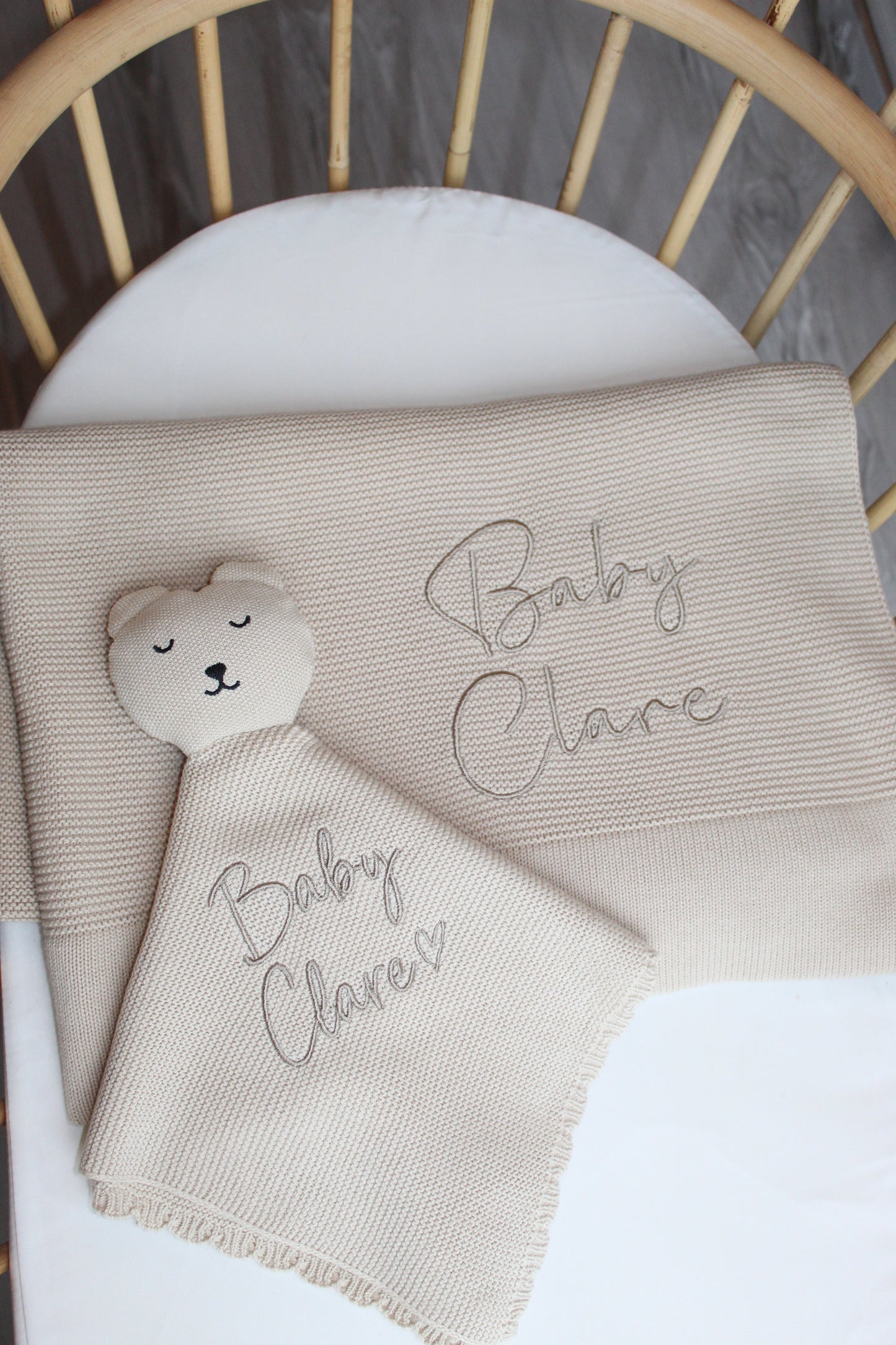 Bear Comforter - Beige