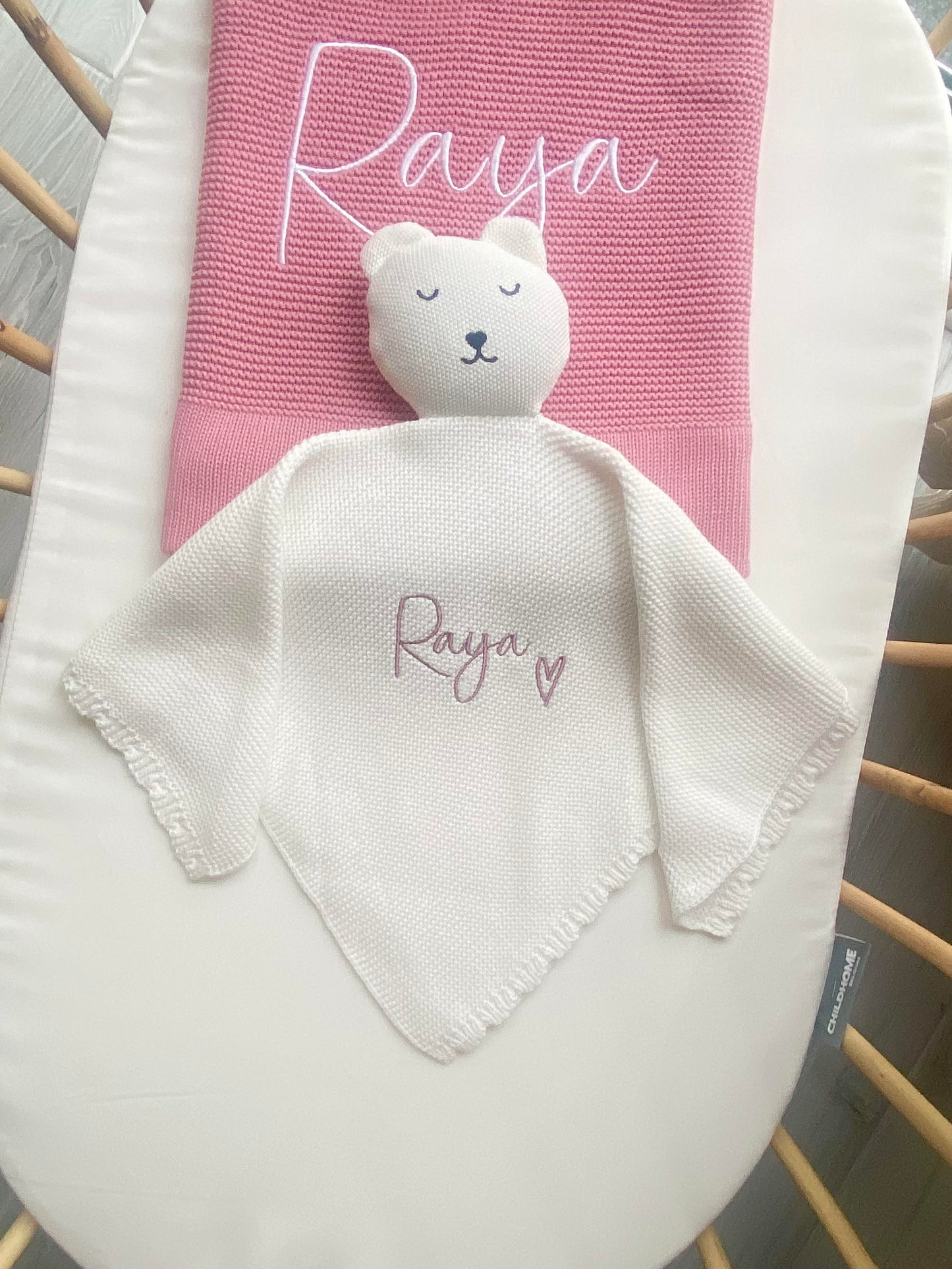 Bear Comforter - White