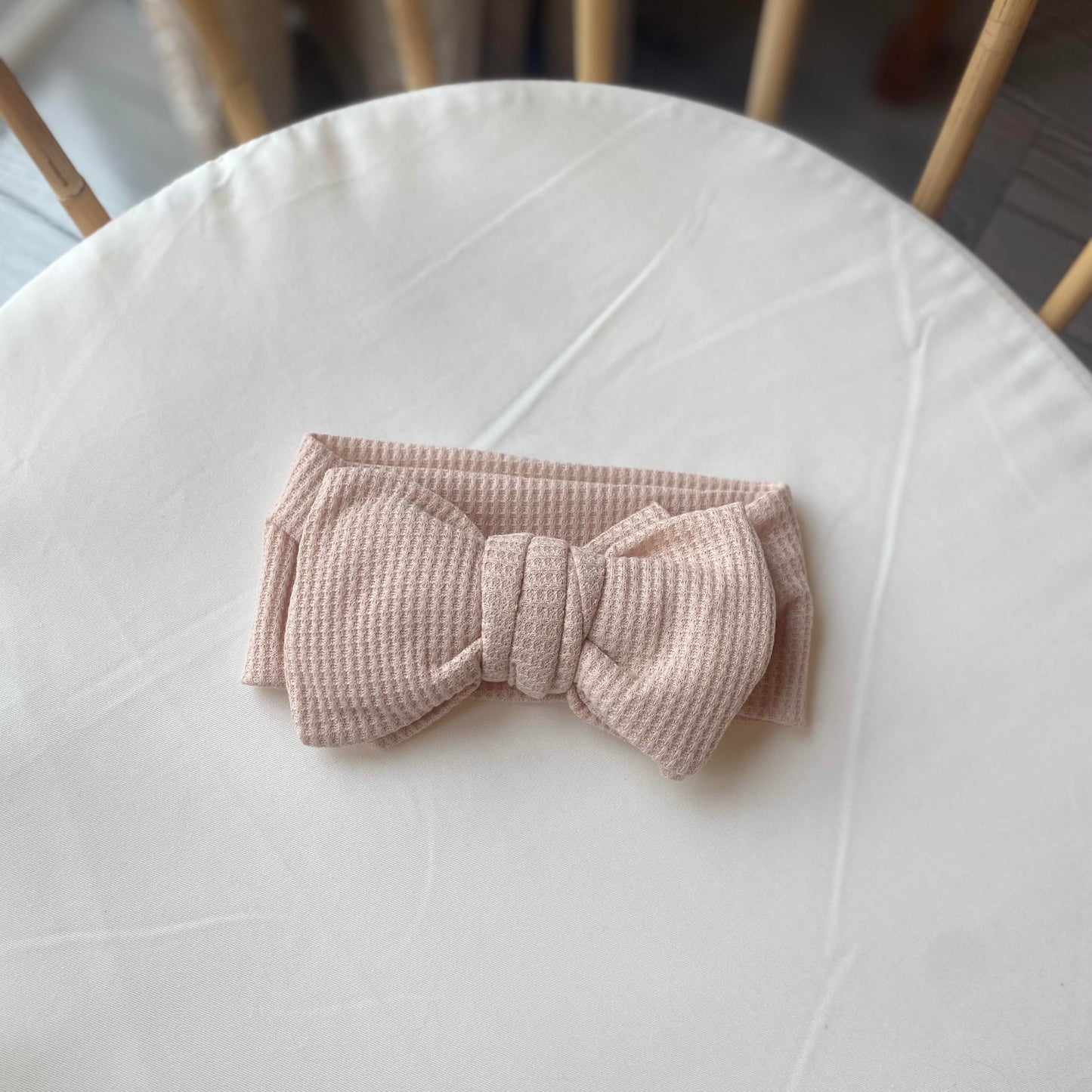 Ribbed Headband - Pearl Pink