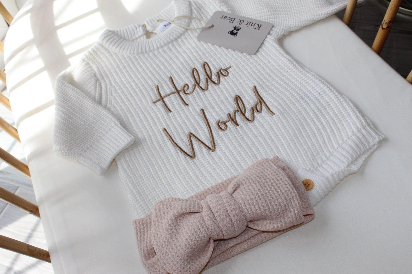 Ribbed Headband - Pearl Pink