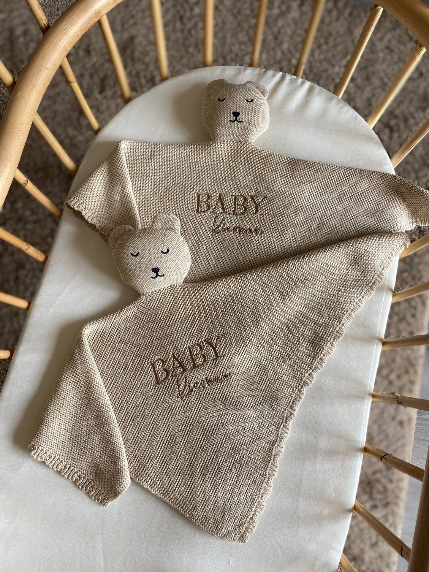 Bear Comforter - Beige