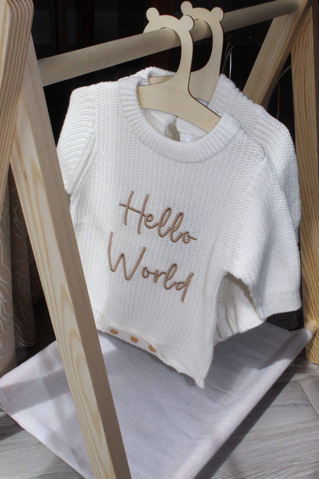 The White Headband Bundle - White Chunky Knit Romper