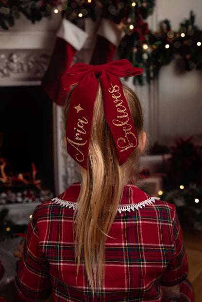 Girls Tartan Christmas Pyjamas - Pre Order