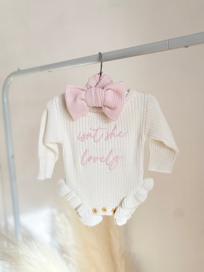 Frill Romper - Milk White