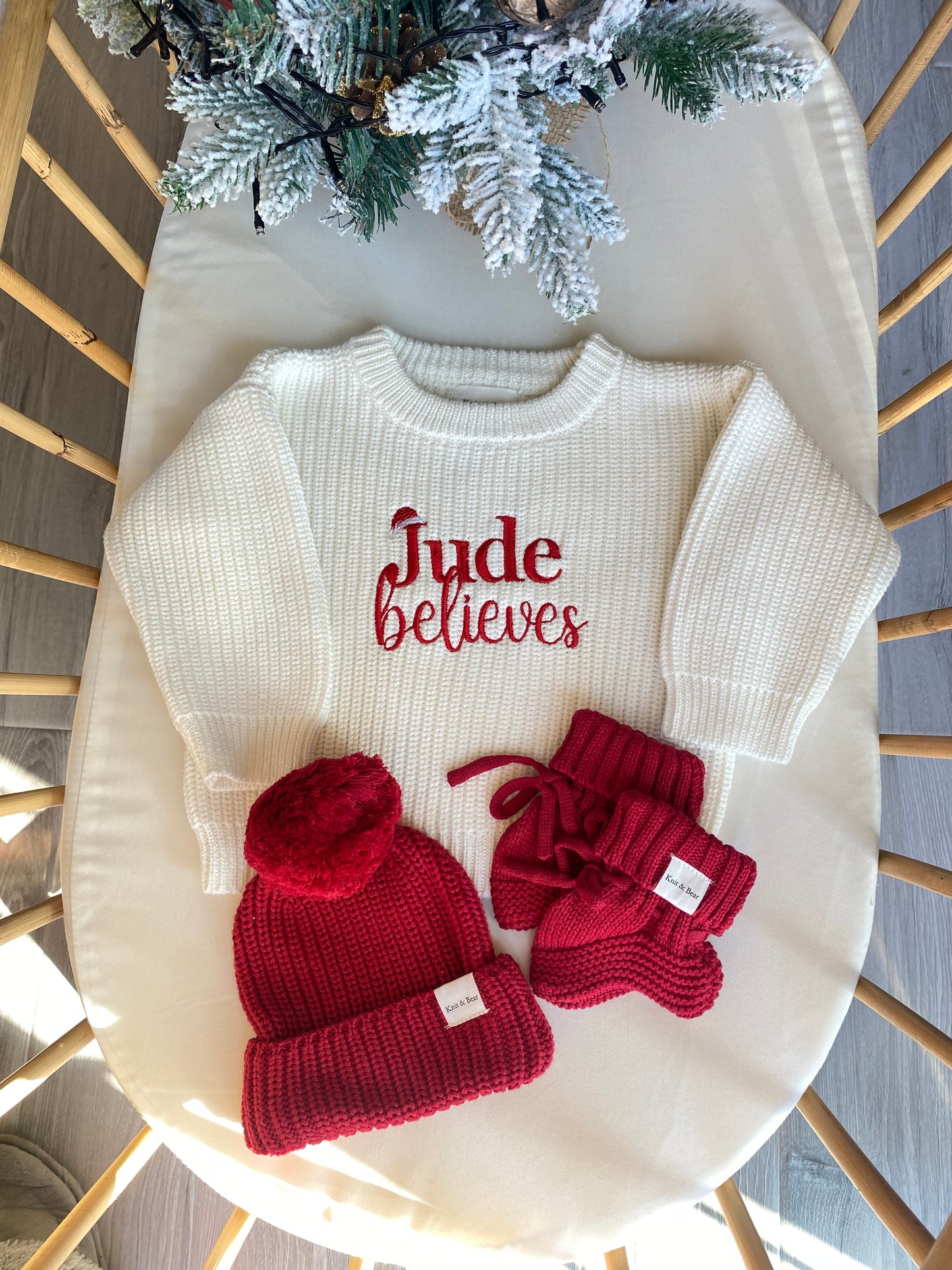 Chunky Knit Christmas Sweater - Personalised