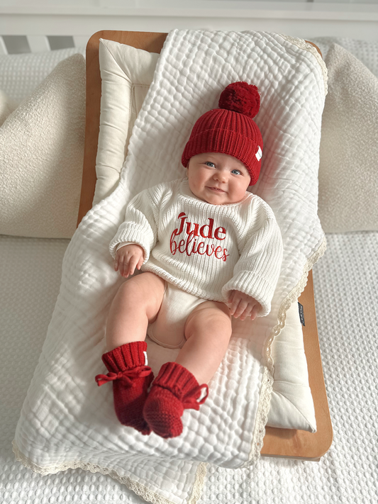 Chunky Knit Christmas Sweater - Personalised