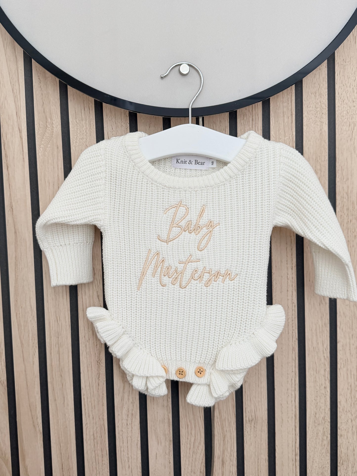 Frill Romper - Milk White
