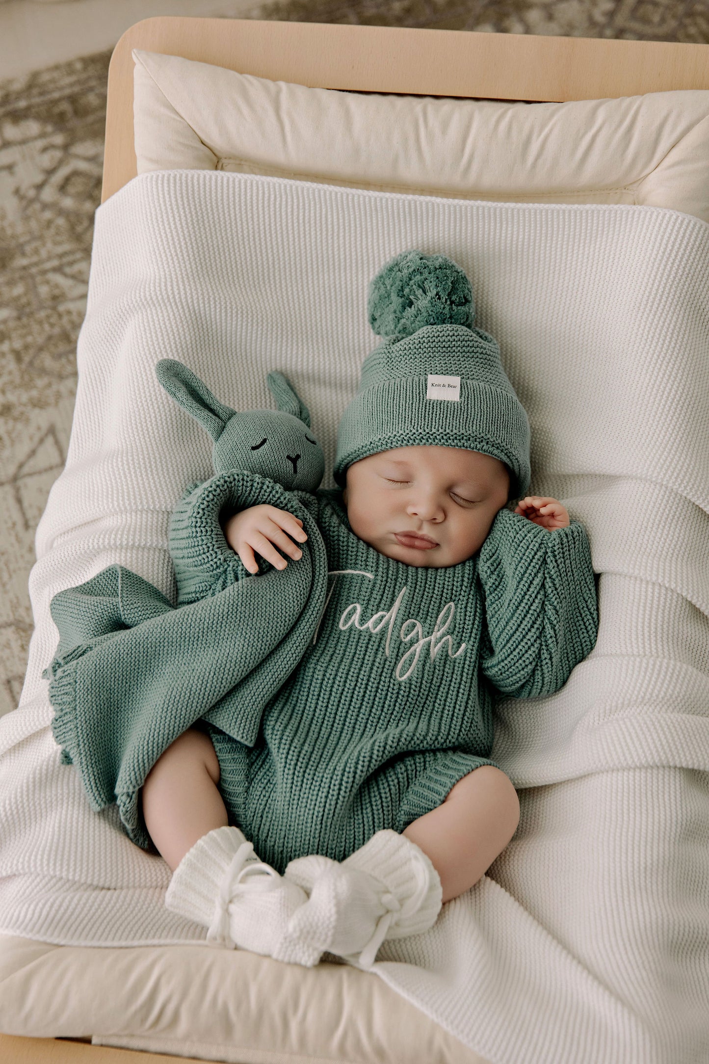 Romper, Booties and Comforter Bundle