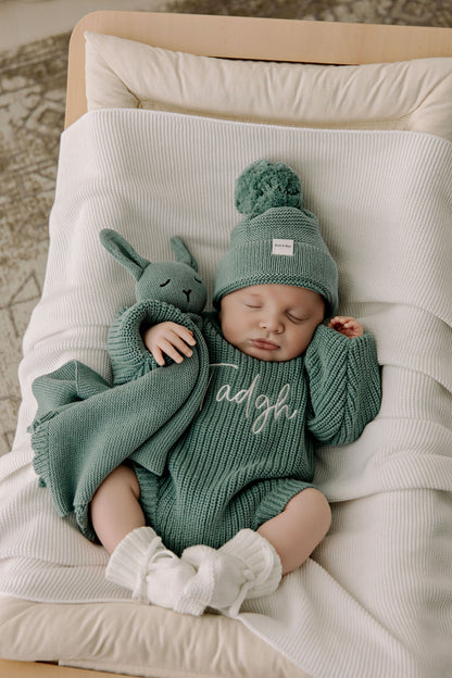 Romper, Booties and Comforter Bundle