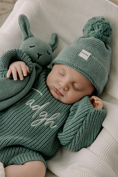 Romper, Booties and Comforter Bundle