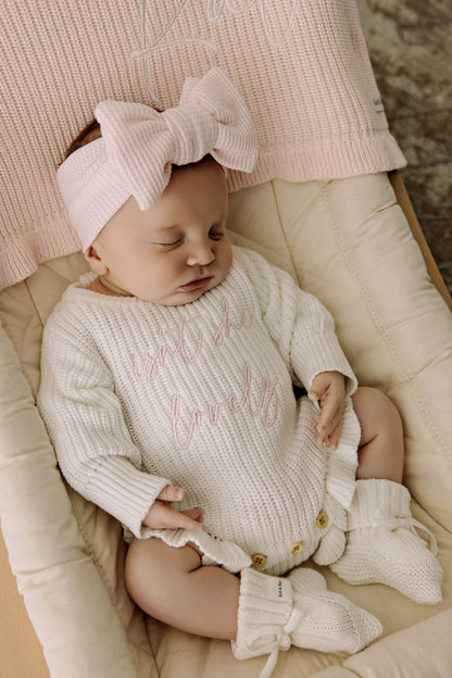 Frill Romper - Milk White