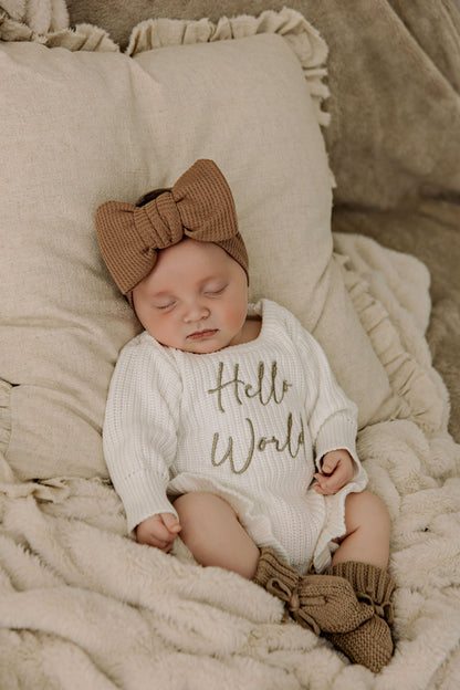 Frill Romper - Milk White