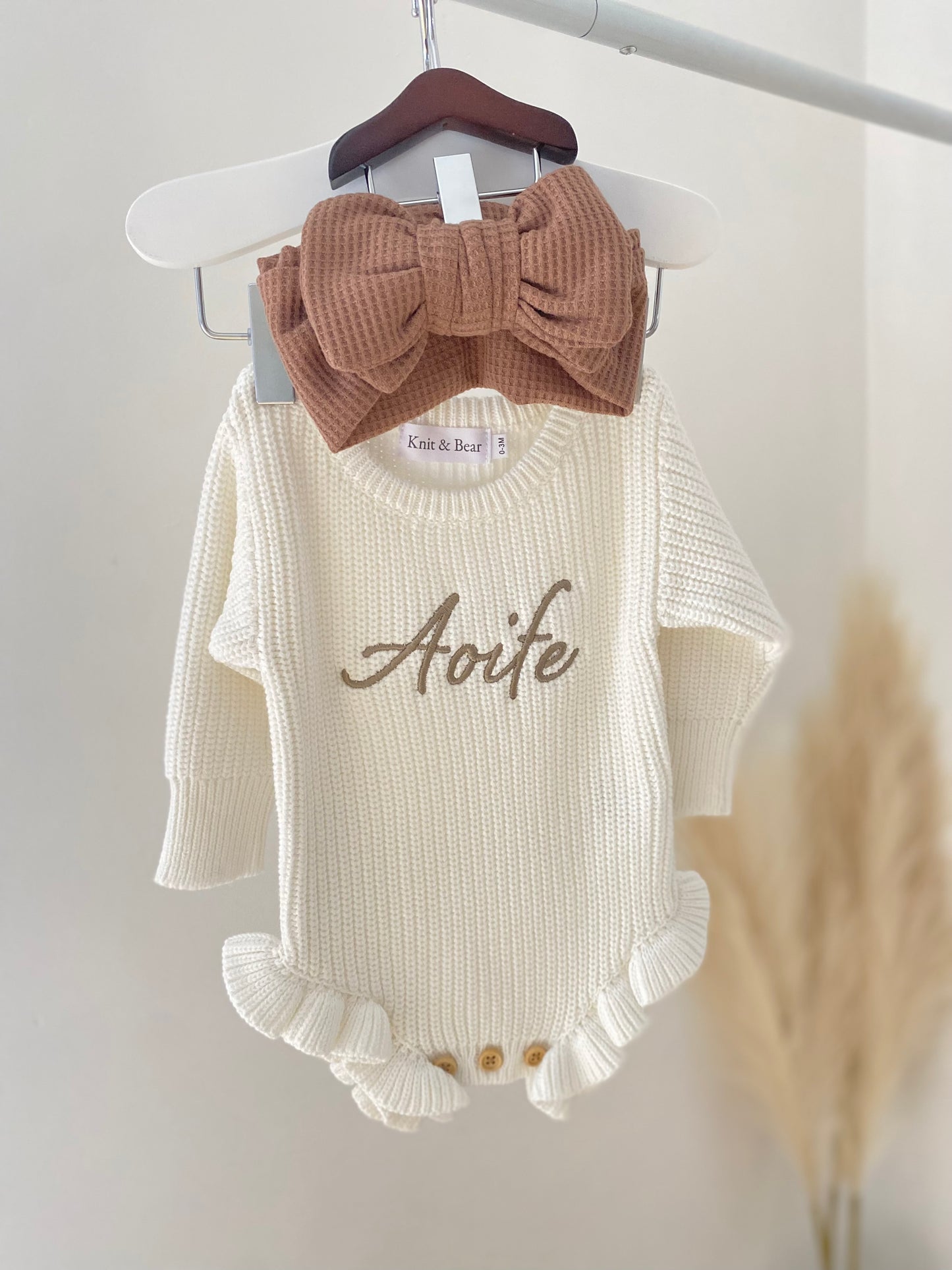Frill Romper - Milk White