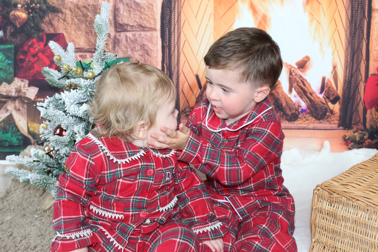 Boys Tartan Christmas Pyjamas