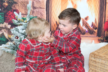 Boys Tartan Christmas Pyjamas - Pre Order