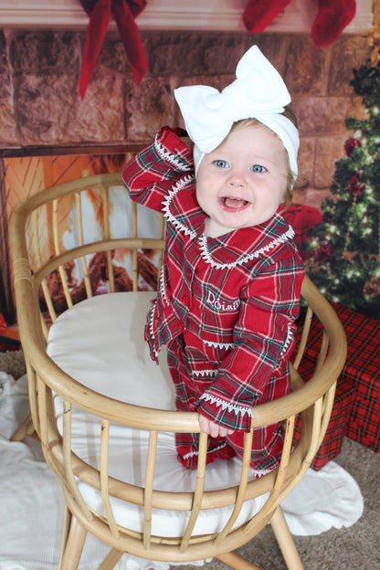 Girls Tartan Christmas Pyjamas - Pre Order