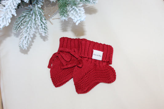 Booties - Christmas Red