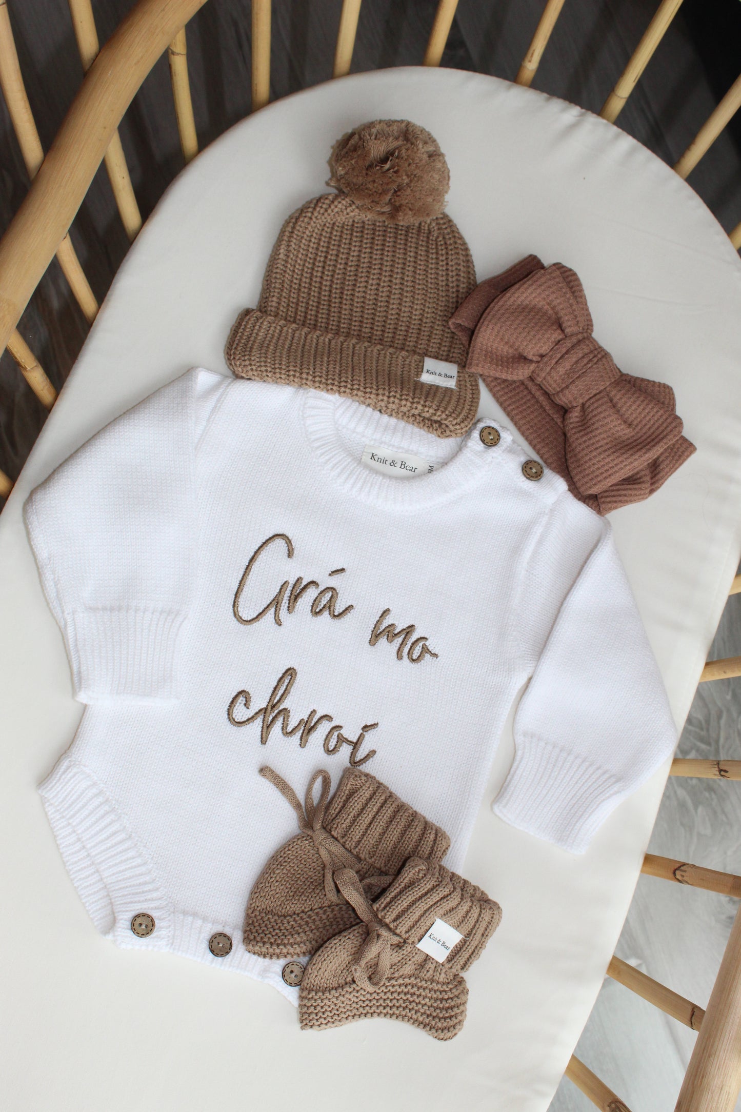 Ribbed Headband - Chocolate Brown