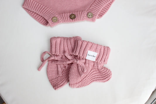 Booties - Dusky Pink