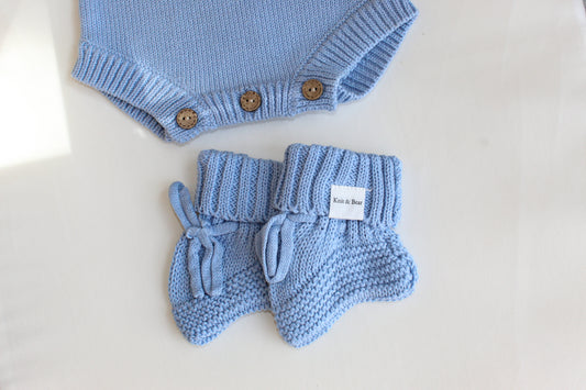 Booties - Light Blue