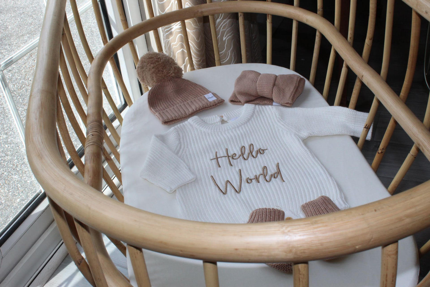 Chunky Knit Romper - White