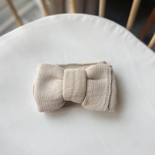 Knitted Headband - Beige