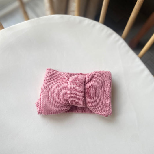 Knitted Headband - Blush Pink