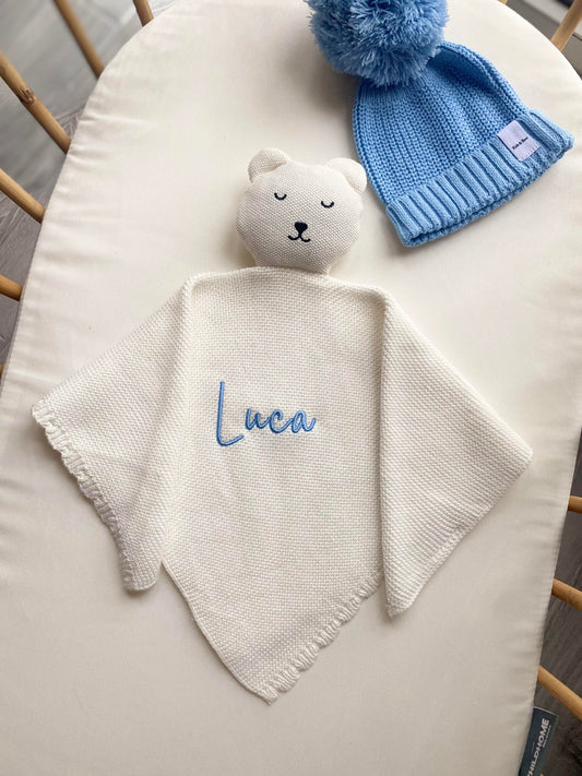 Bear Comforter - White