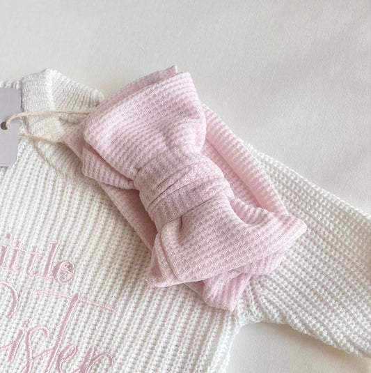Ribbed Headband - Baby Pink